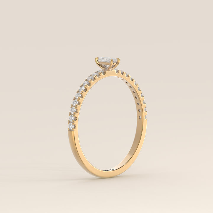 Julie - Elongated Cushion Lab Grown Diamond Ring
