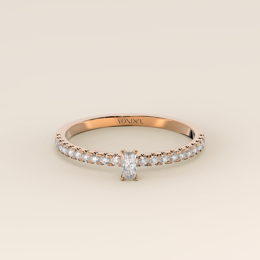 Julie - Elongated Cushion Lab Grown Diamond Ring