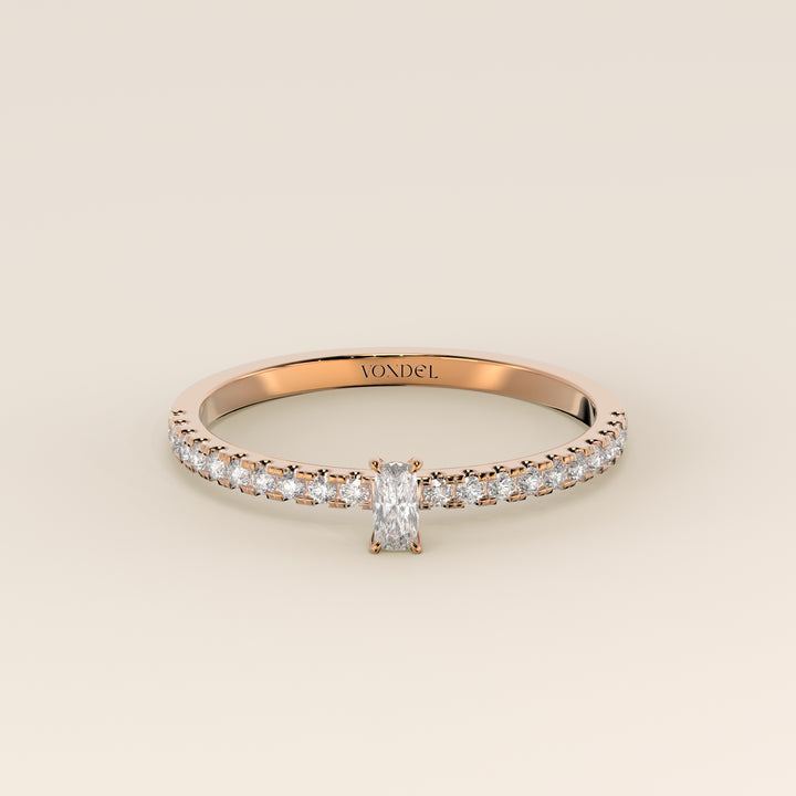 Julie - Elongated Cushion Lab Grown Diamond Ring