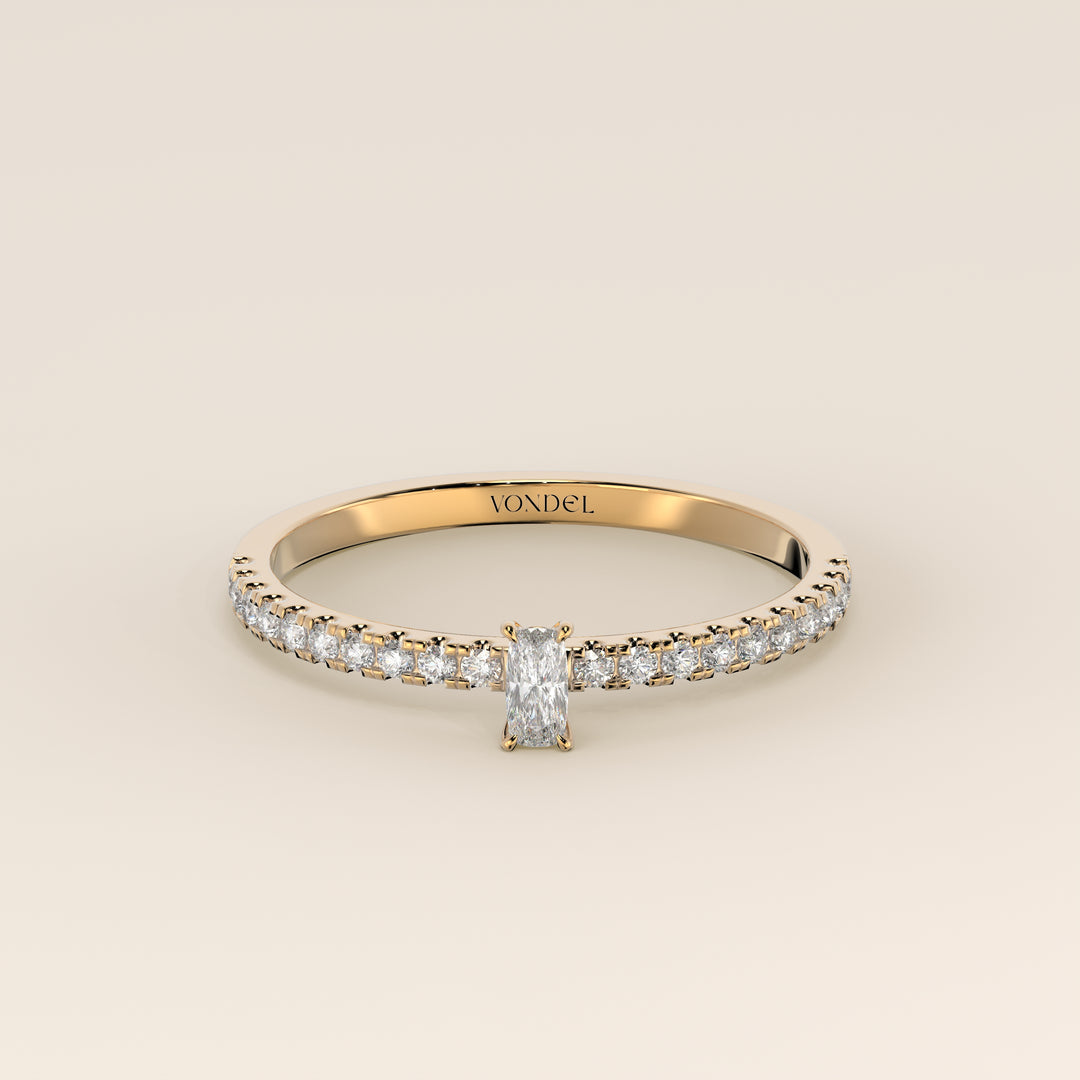 Julie - Elongated Cushion Lab Grown Diamond Ring