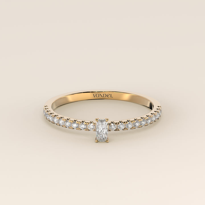 Julie - Elongated Cushion Lab Grown Diamond Ring
