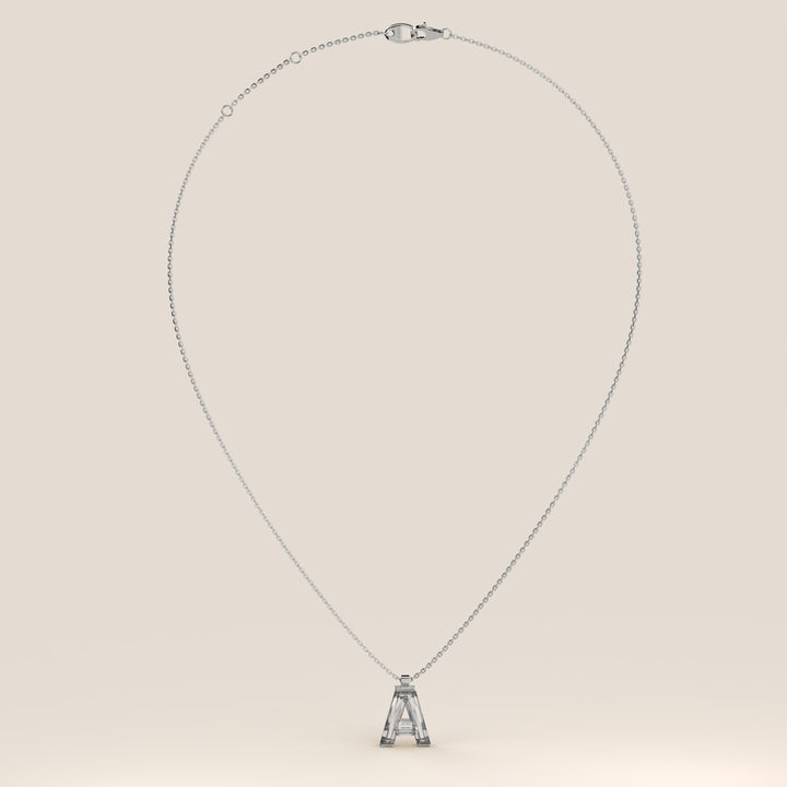 Joy - Lab Grown Diamond Initial Pendant Necklace