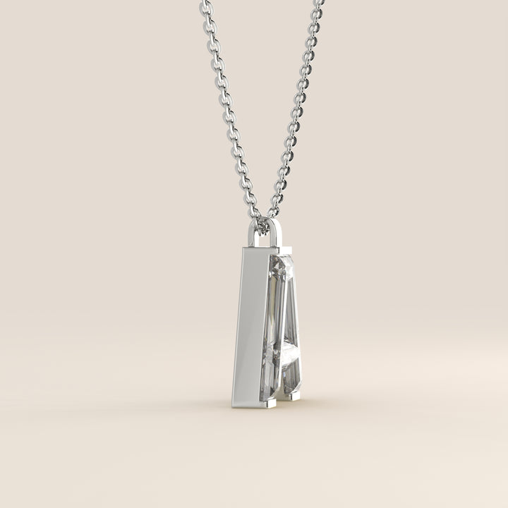 Joy - Lab Grown Diamond Initial Pendant Necklace