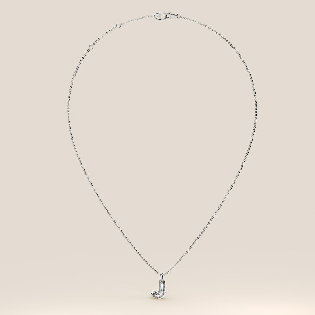 Joy - Lab Grown Diamond Initial Pendant Necklace