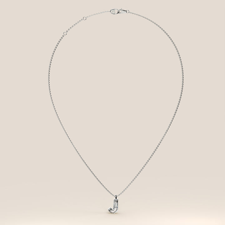 Joy - Lab Grown Diamond Initial Pendant Necklace