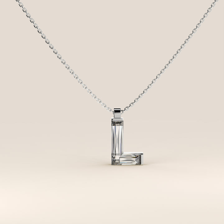 Joy - Lab Grown Diamond Initial Pendant Necklace
