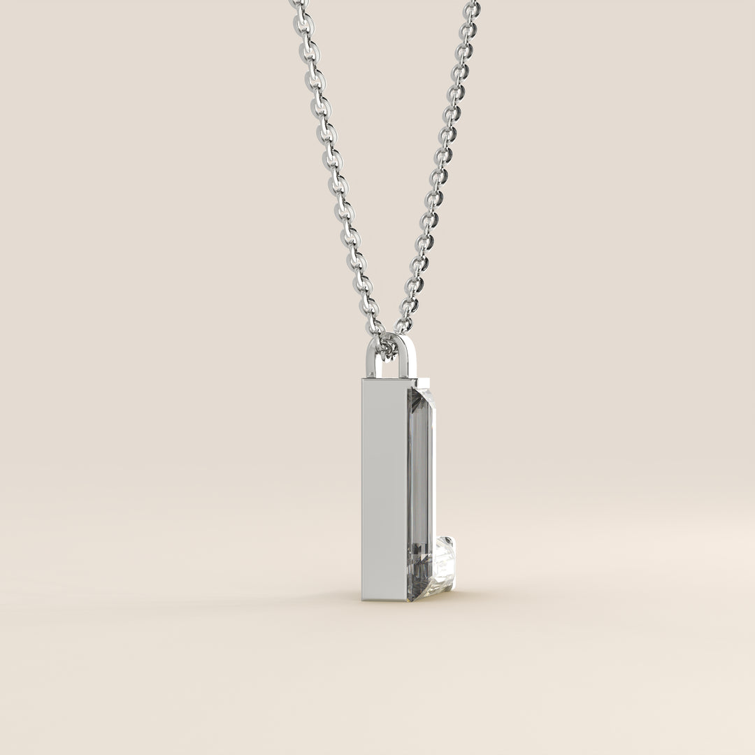 Joy - Lab Grown Diamond Initial Pendant Necklace