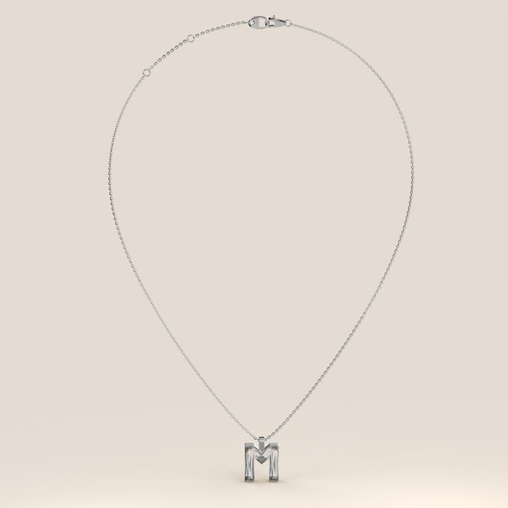 Joy - Lab Grown Diamond Initial Pendant Necklace