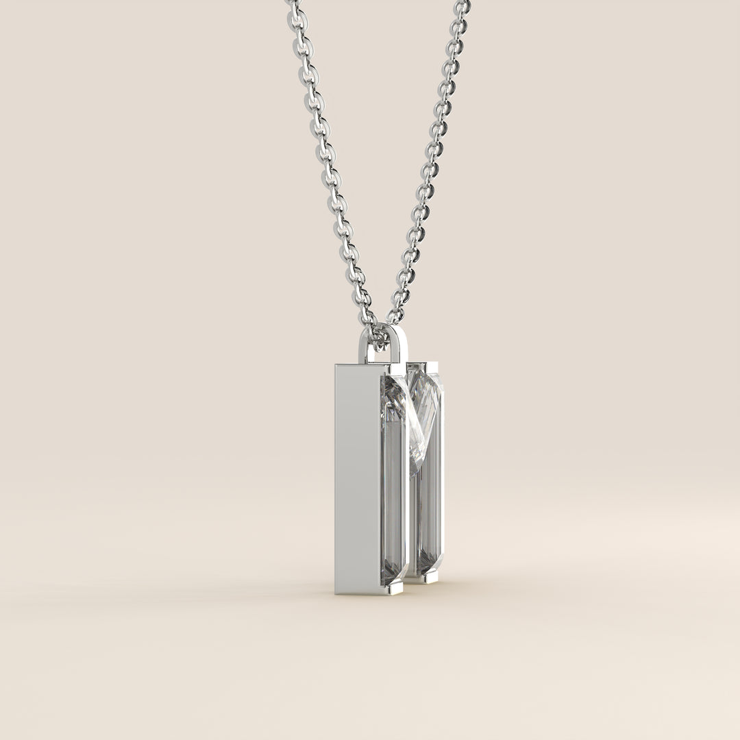 Joy - Lab Grown Diamond Initial Pendant Necklace