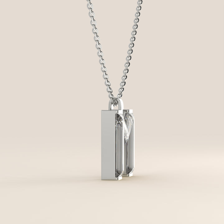 Joy - Lab Grown Diamond Initial Pendant Necklace