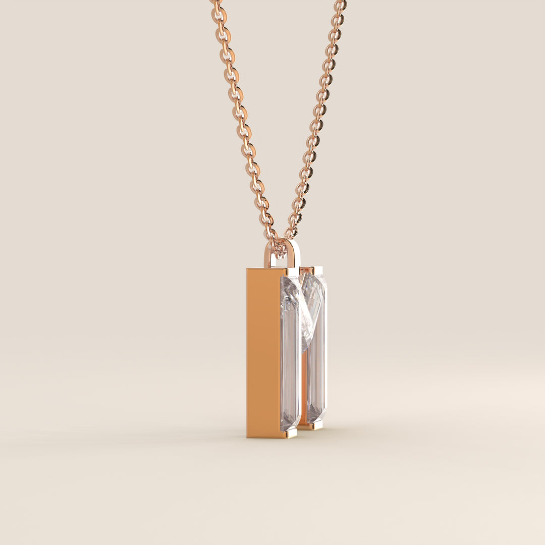 Joy - Lab Grown Diamond Initial Pendant Necklace