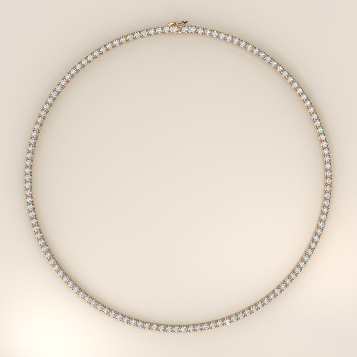 Chris - Lab Grown Diamond Tennis Necklace 42 cm - 15 ct
