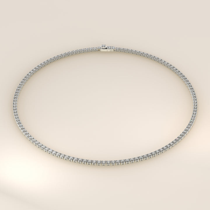 Chris - Lab Grown Diamond Tennis Necklace 42 cm - 15 ct