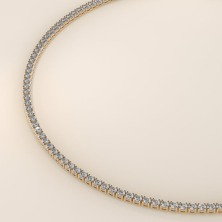 Chris - Lab Grown Diamond Tennis Necklace 42 cm - 15 ct