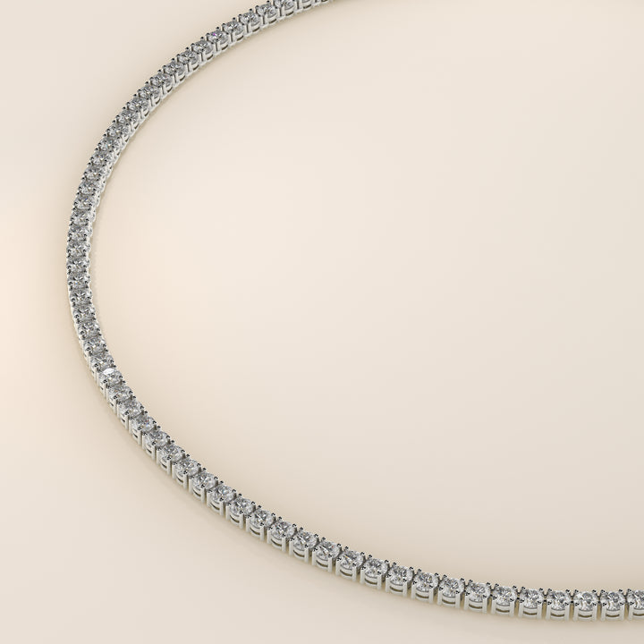 Chris - Lab Grown Diamond Tennis Necklace 42 cm - 15 ct
