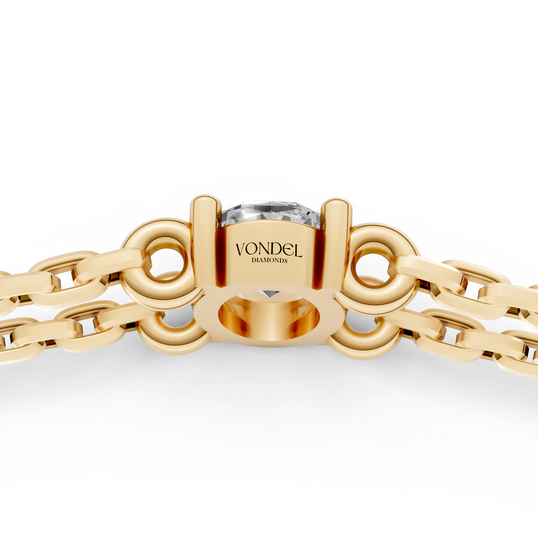 Oval Diamant Armband Fijne Ketting - 0,25 ct