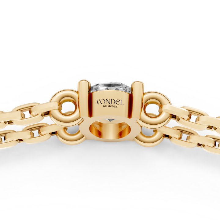 Oval Diamant Armband Fijne Ketting - 0,25 ct