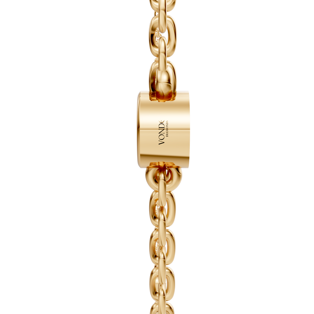 Diamant Station Collier - 18K Goud