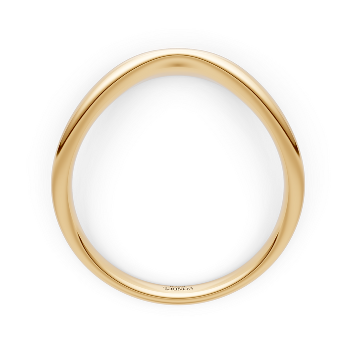 Curved Aanschuifring Breed