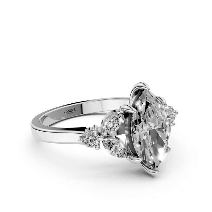 Marquise Multi Diamanten Ring - 1,96 ct