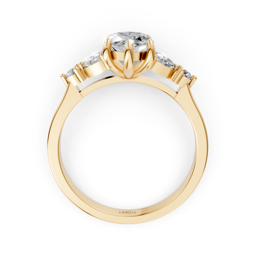 Marquise Multi Diamanten Ring - 1,96 ct