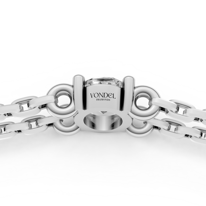 Oval Diamant Armband Fijne Ketting - 0,25 ct