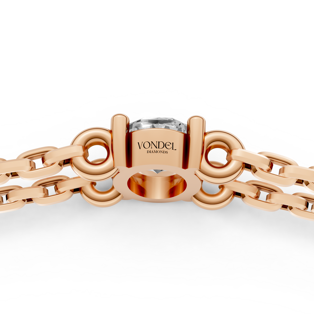 Oval Diamant Armband Fijne Ketting - 0,25 ct