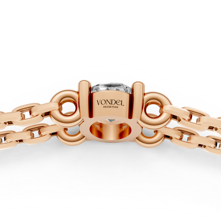 Oval Diamant Armband Fijne Ketting - 0,25 ct