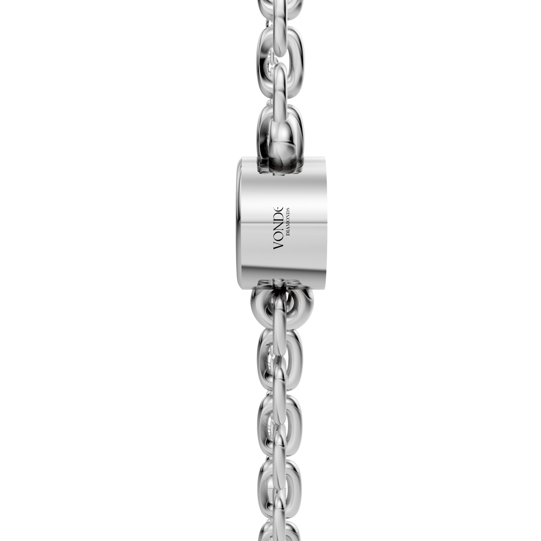 Diamant Station Collier - 18K Goud