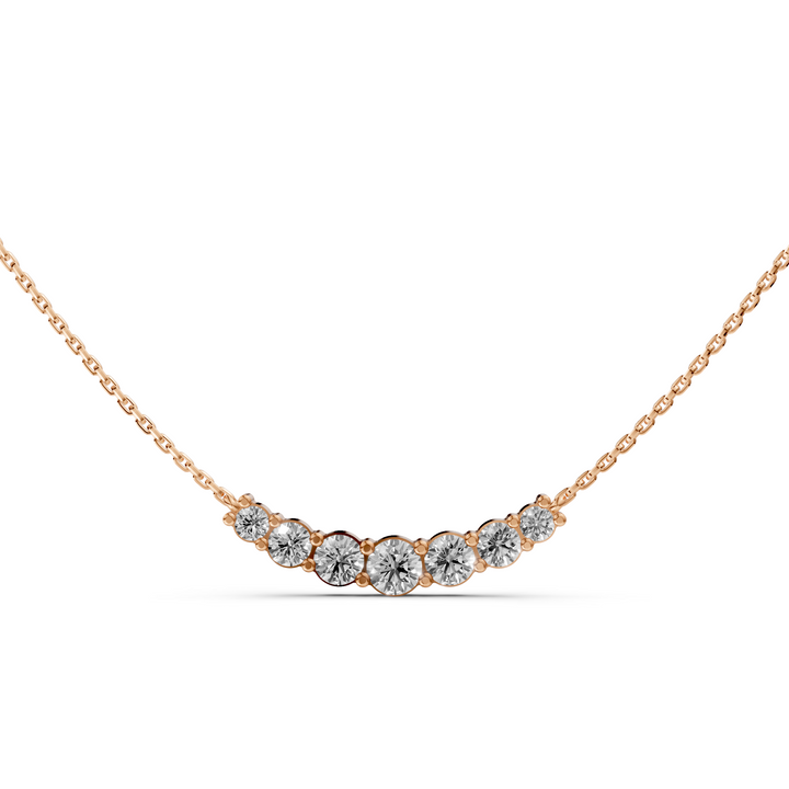 Diamond Bar Collier - 18K Goud