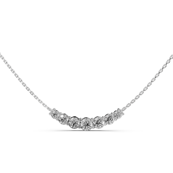 Diamond Bar Collier - 18K Goud