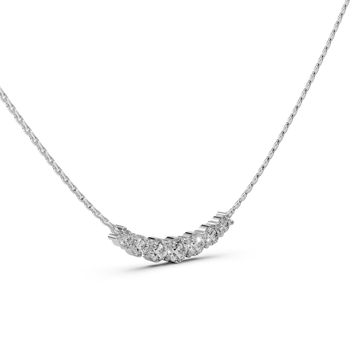 Diamond Bar Collier - 18K Goud