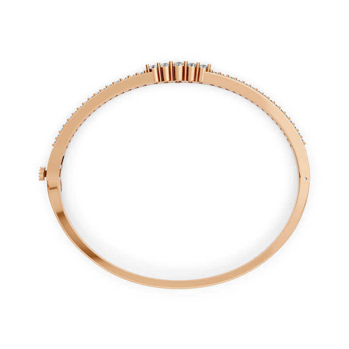 Bangle met Verloop in Diamant-Grootte - 18k Goud - 1,3 ct