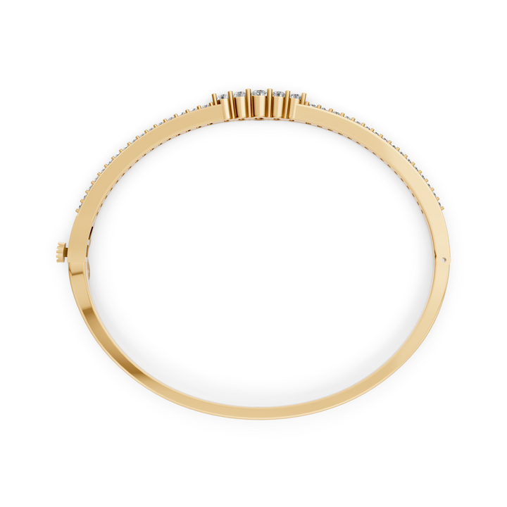 Bangle met Verloop in Diamant-Grootte - 18k Goud - 1,3 ct