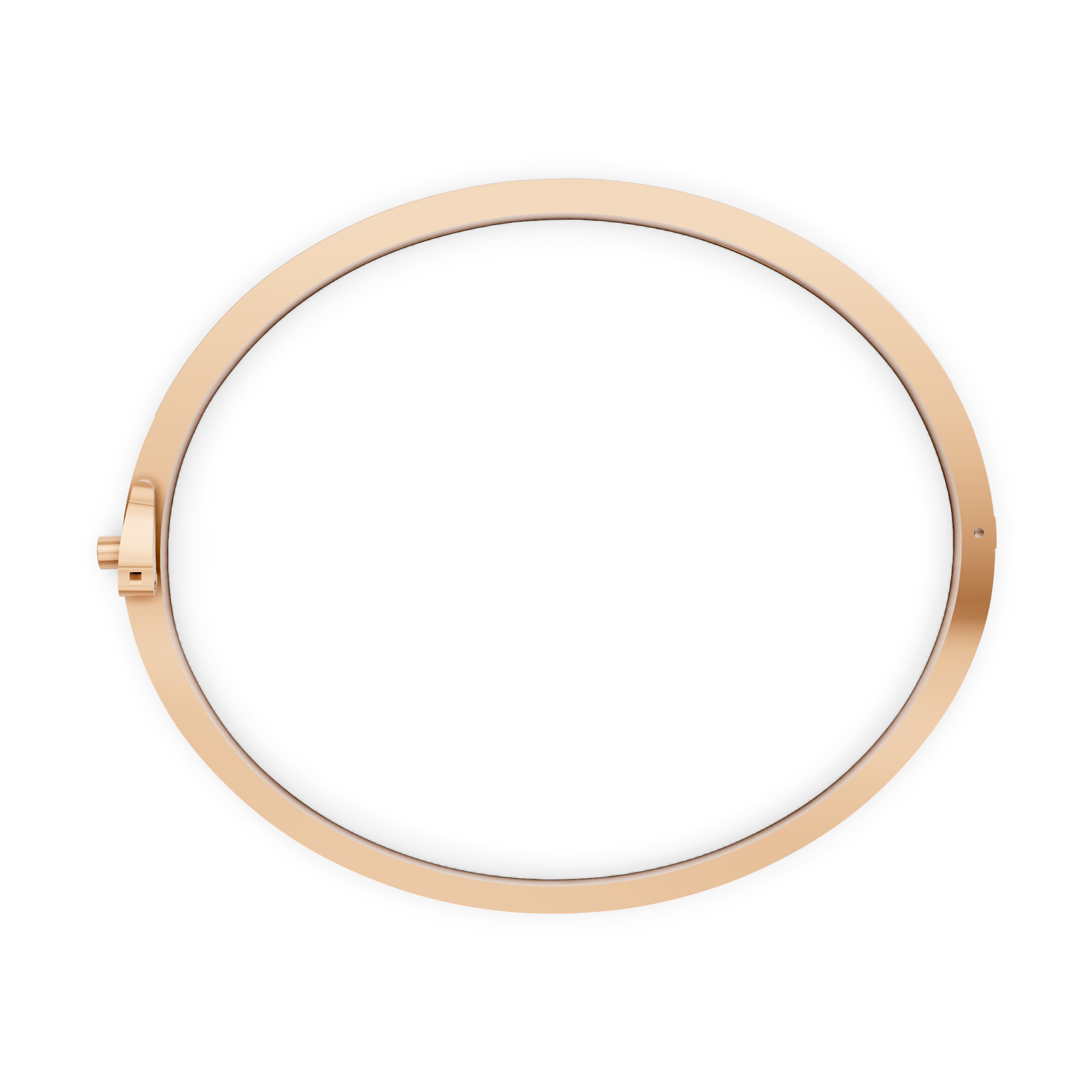 Anouk - In Stock - Bangle with Lab Grown Diamond Channel Setting Slim - 18k Gold - 1,43 ct