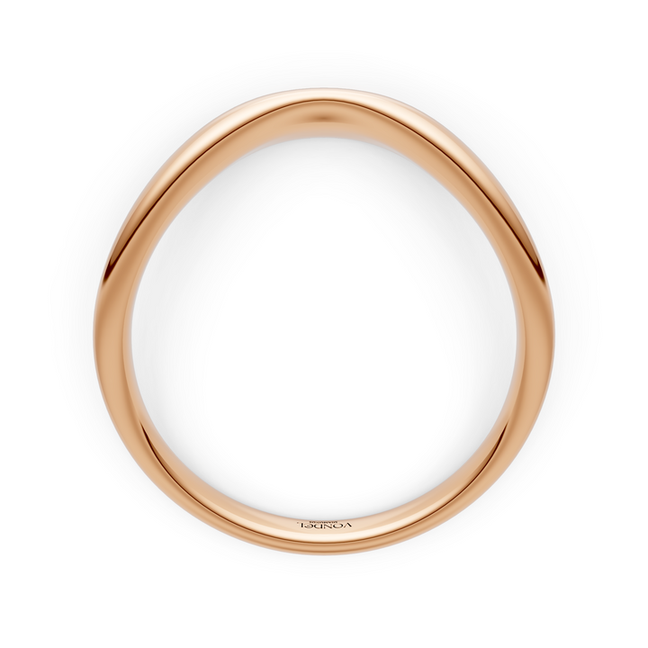 Curved Aanschuifring Breed