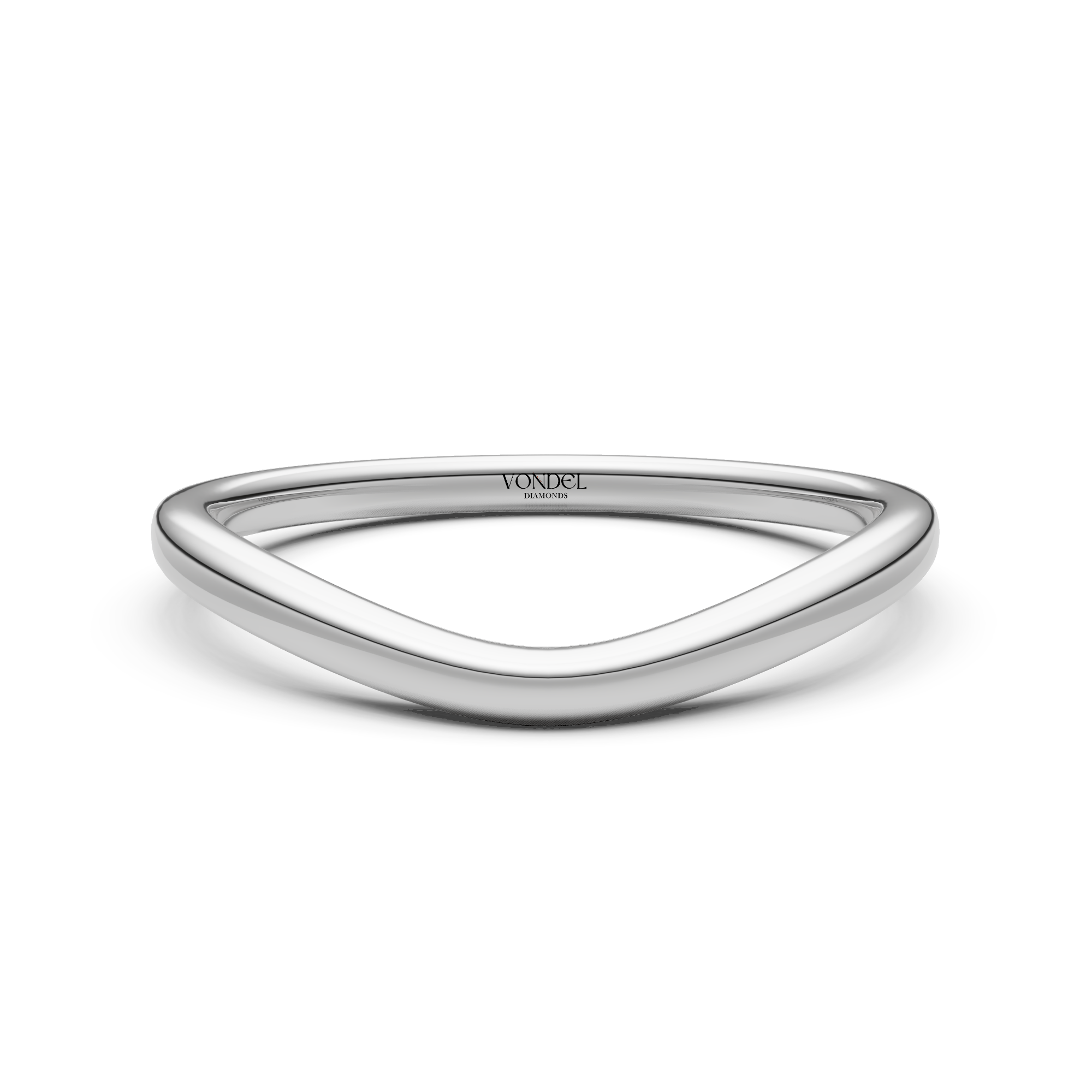 Amara - In Stock - Curved Stacking Ring Slim - 18K Gold