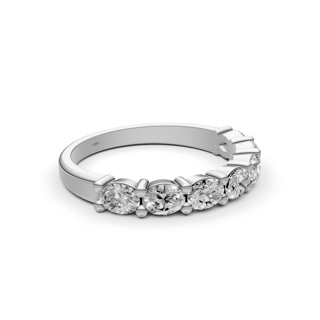 Ovale Rijring East to West - 1,04 ct