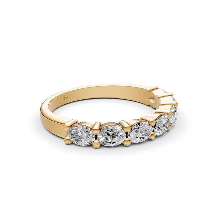 Ovale Rijring East to West - 1,04 ct