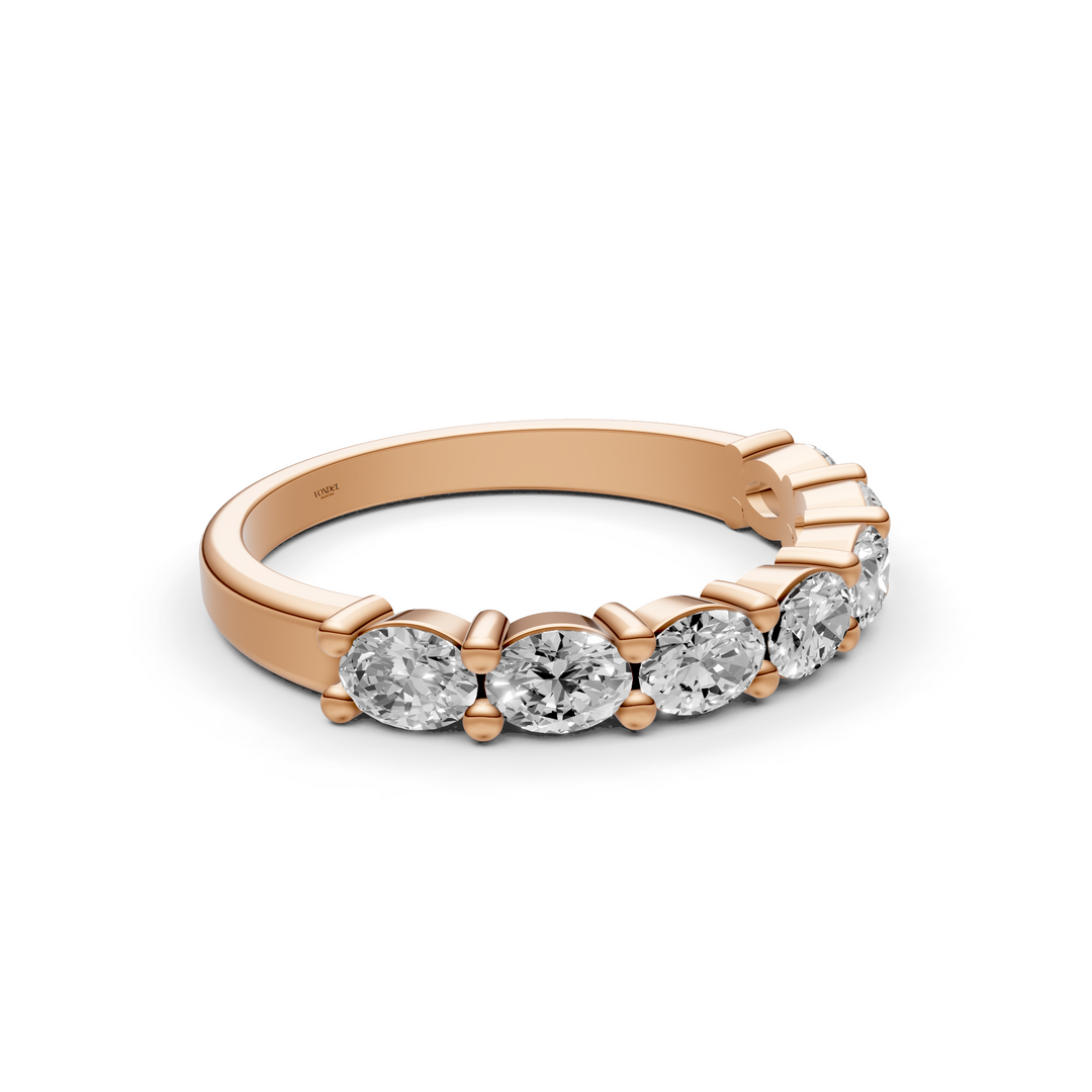 Ovale Rijring East to West - 1,04 ct