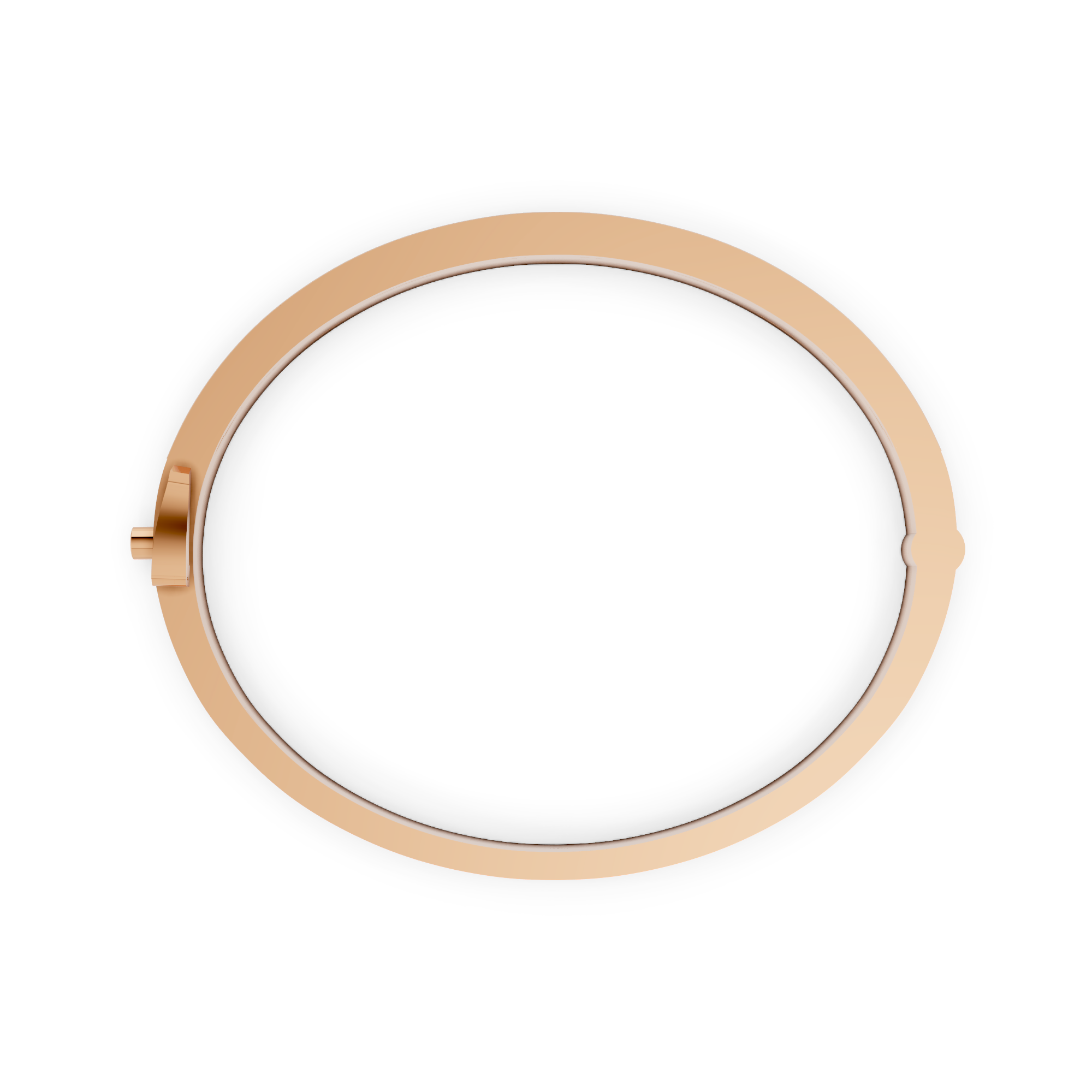 Adele - In Stock - Bangle with Lab Grown Diamond Channel Setting Wide - 18k Gold - 3,65 ct