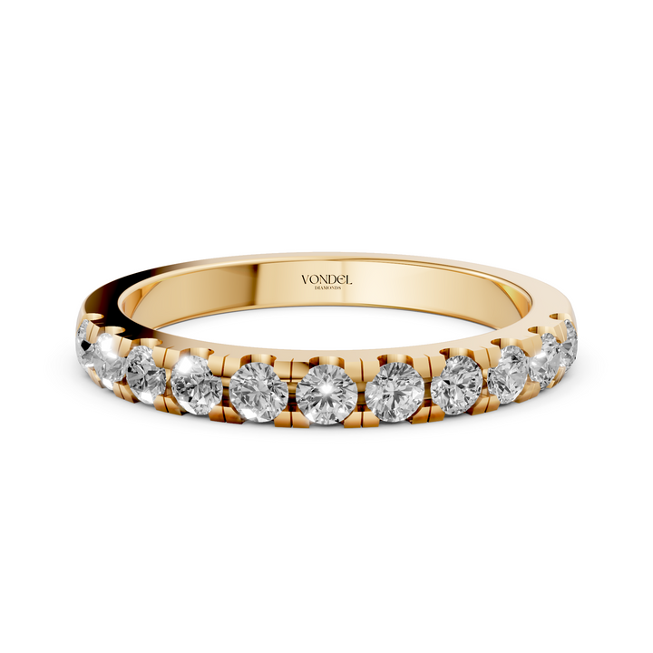 Diamanten Rijring Classic - 18K Geelgoud - 0,56 ct