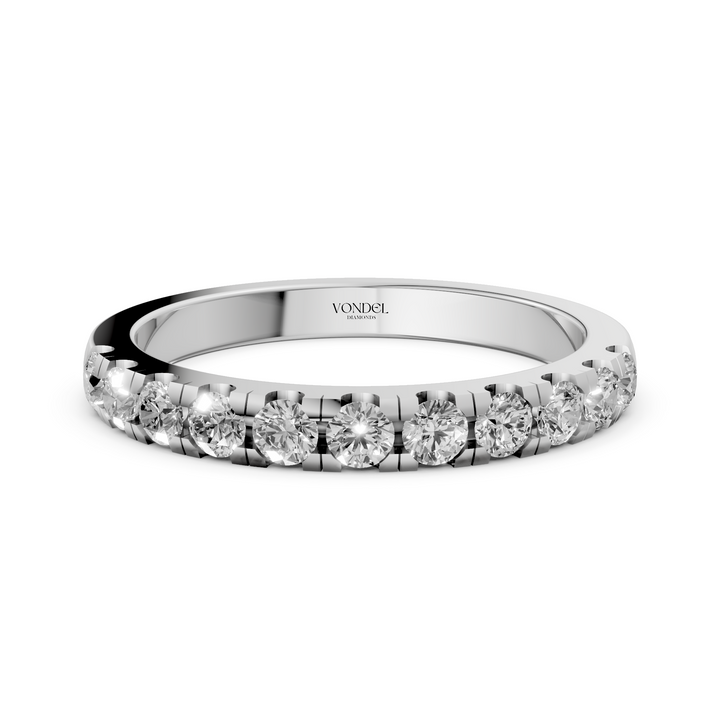 Diamanten Rijring Classic - 18K Witgoud