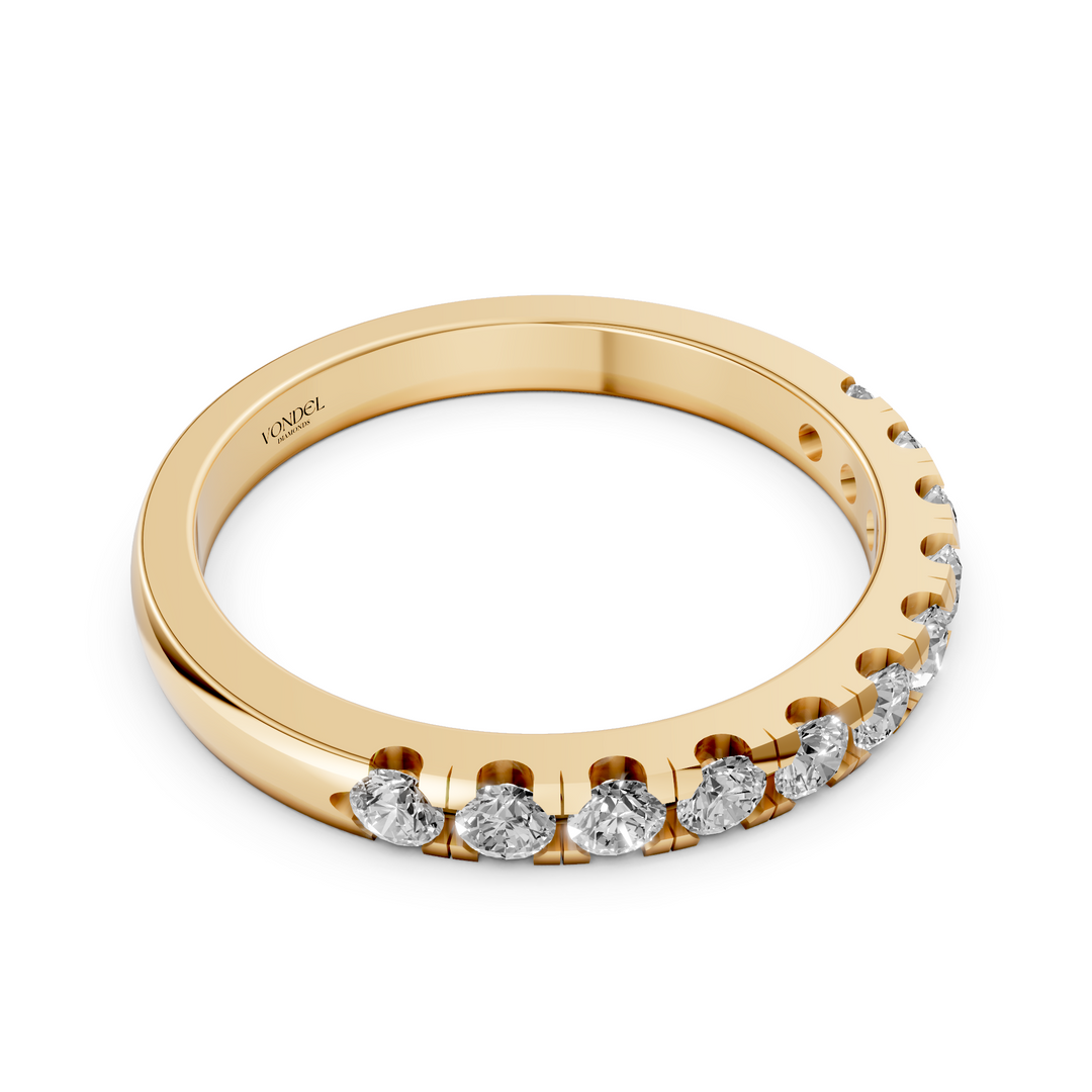 Diamanten Rijring Classic - 18K Geelgoud - 0,56 ct