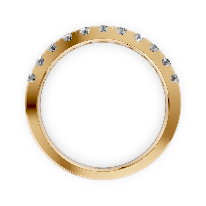Diamanten Rijring Classic - 18K Geelgoud - 0,56 ct