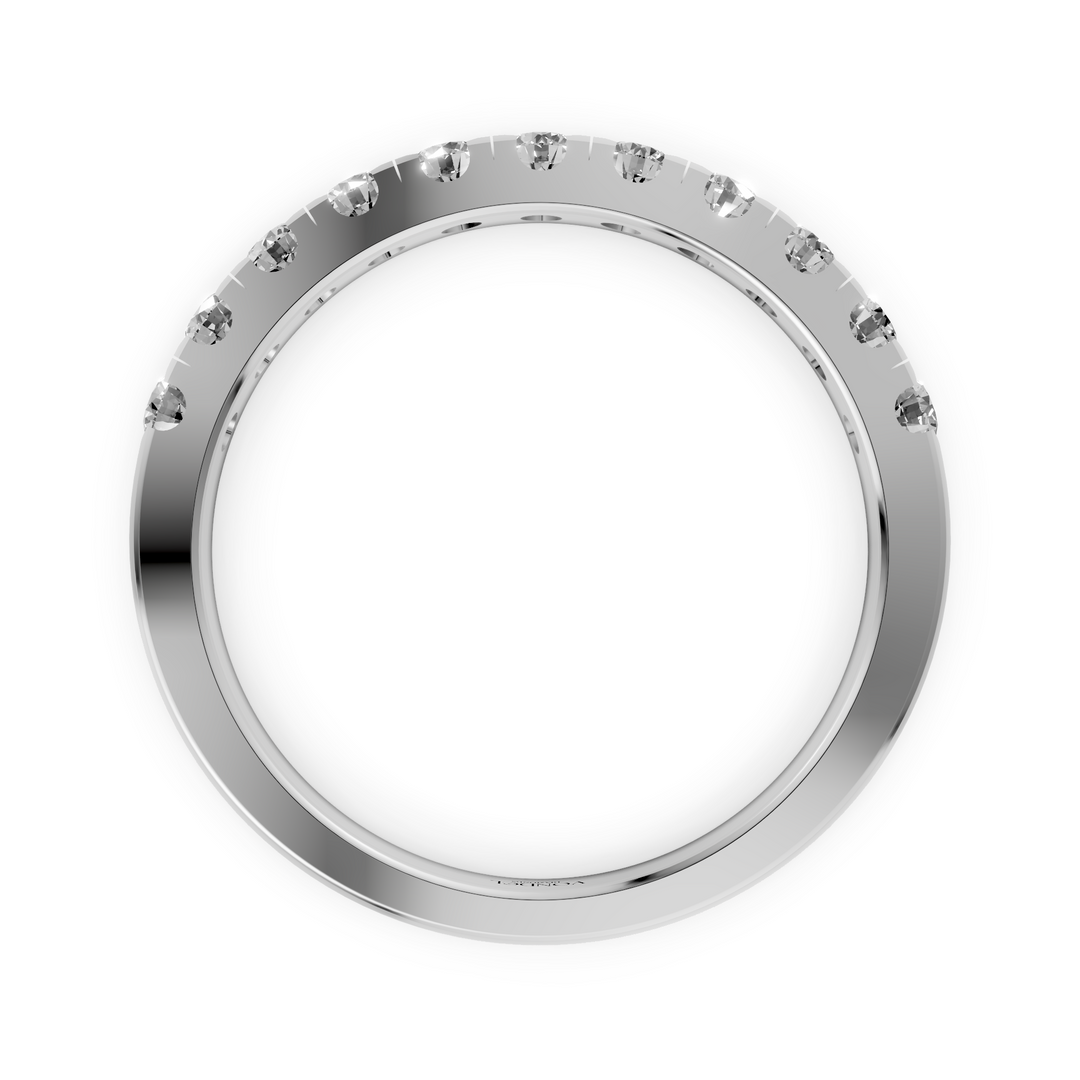 Diamanten Rijring Classic - 18K Witgoud