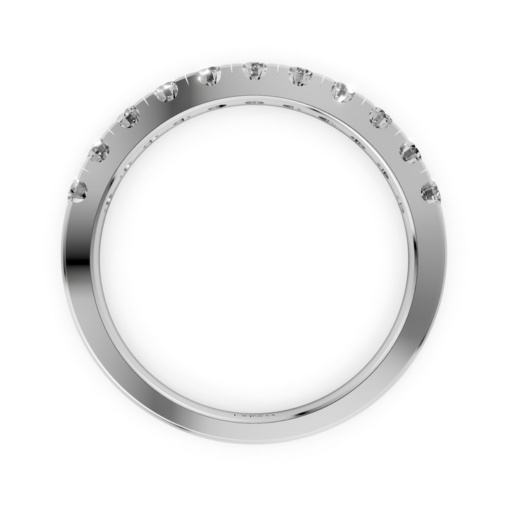 Diamanten Rijring Classic - 18K Witgoud