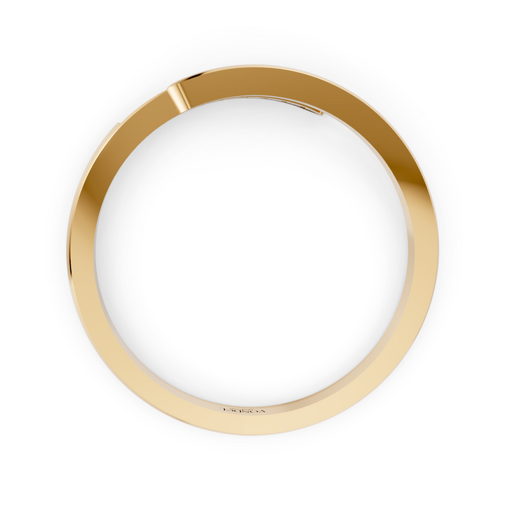 Wrap around Ring met ronde briljanten - 18K Goud - 0,07 ct