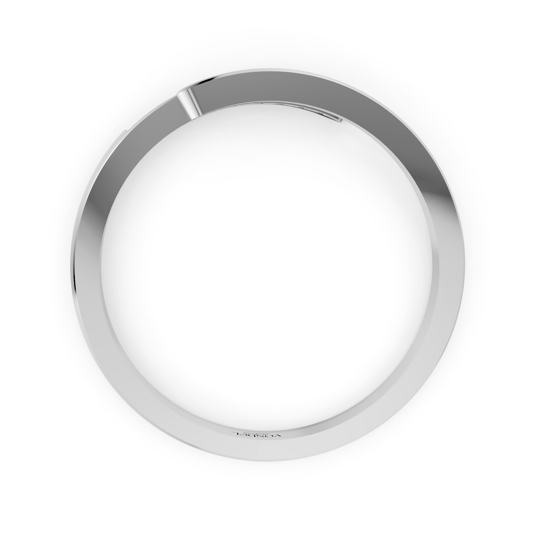 Wrap around Ring met ronde briljanten - 18K Goud - 0,07 ct