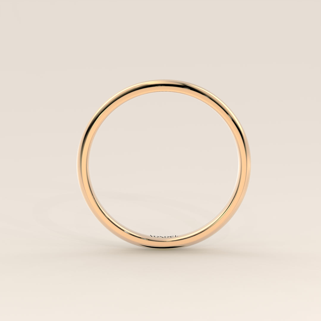 Alliance simple, 2 mm, or jaune